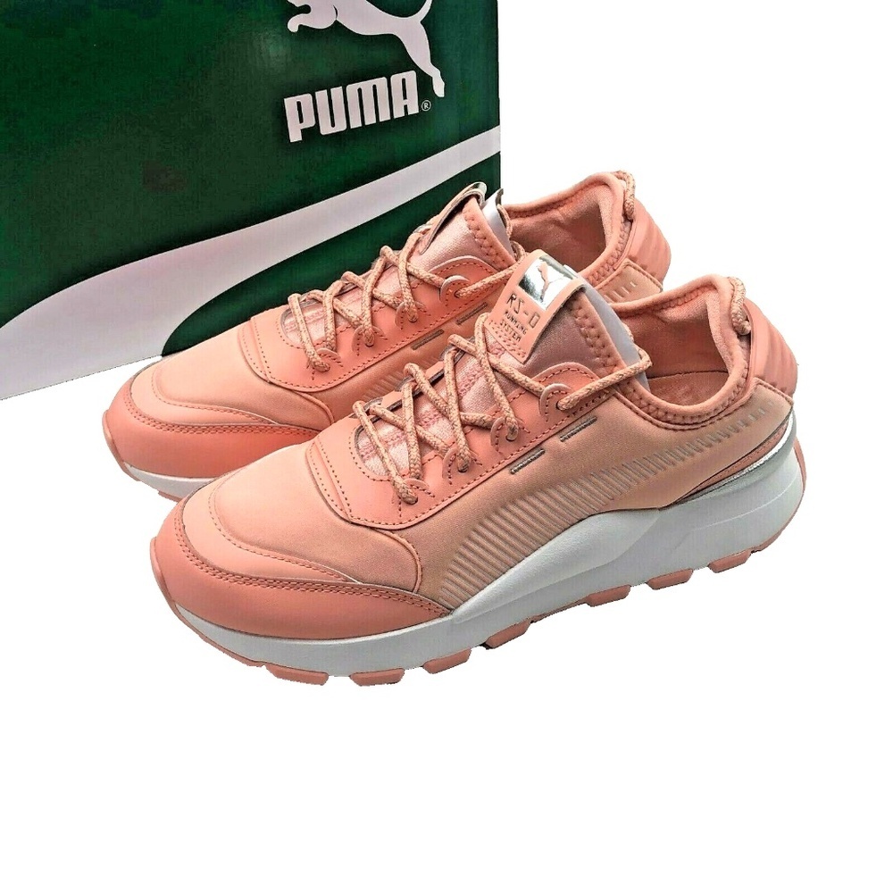 NEW PUMA RS-0 Trophy Sneakers 369033-03 Peach Bud Pink